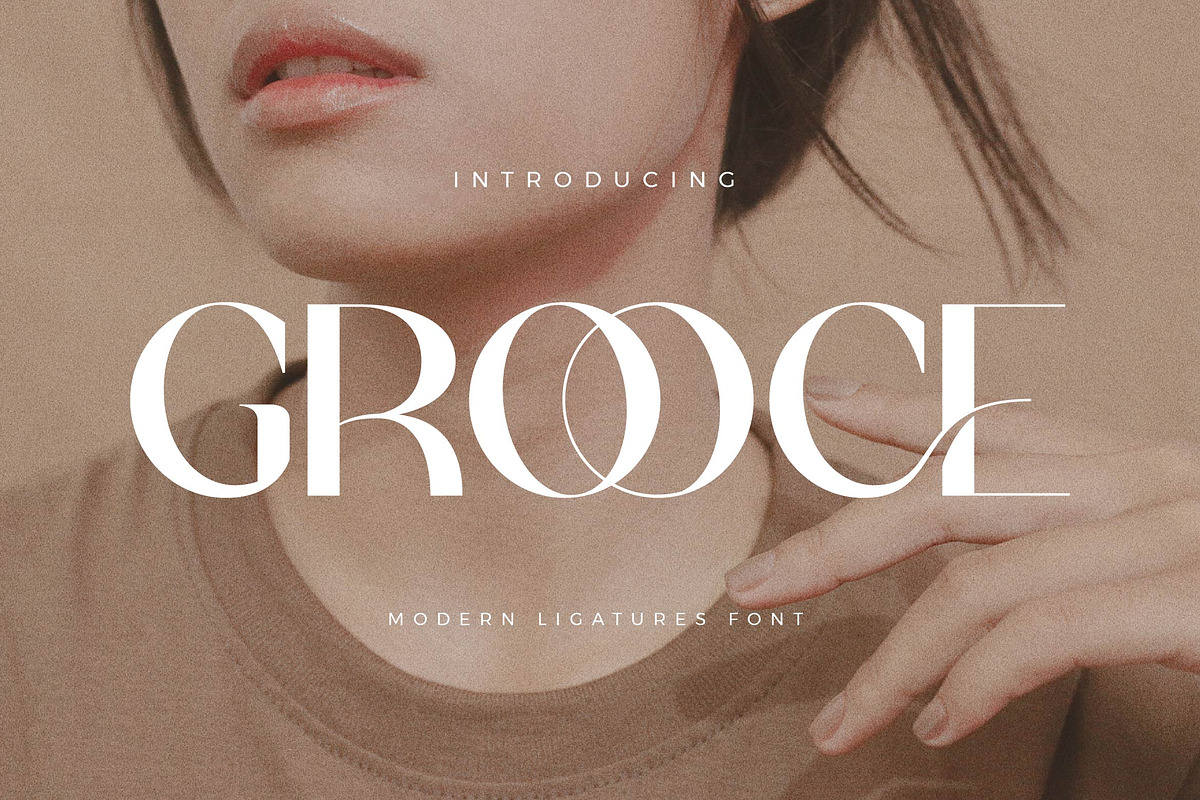Grooce - Modern Sans Font, a Sans Serif Font by Aqeel_Art (Photo 1 of 7)