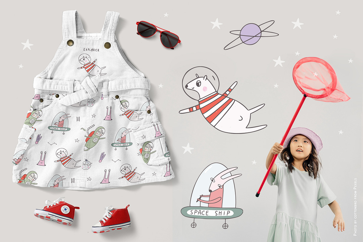 Space Explorer, a Graphic by Oksana Stepova (Photo 5 of 16)