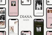 Romantic Instagram Story Templates, a Social Media Template by Seventh Made (Thumbnail 1 of 3)