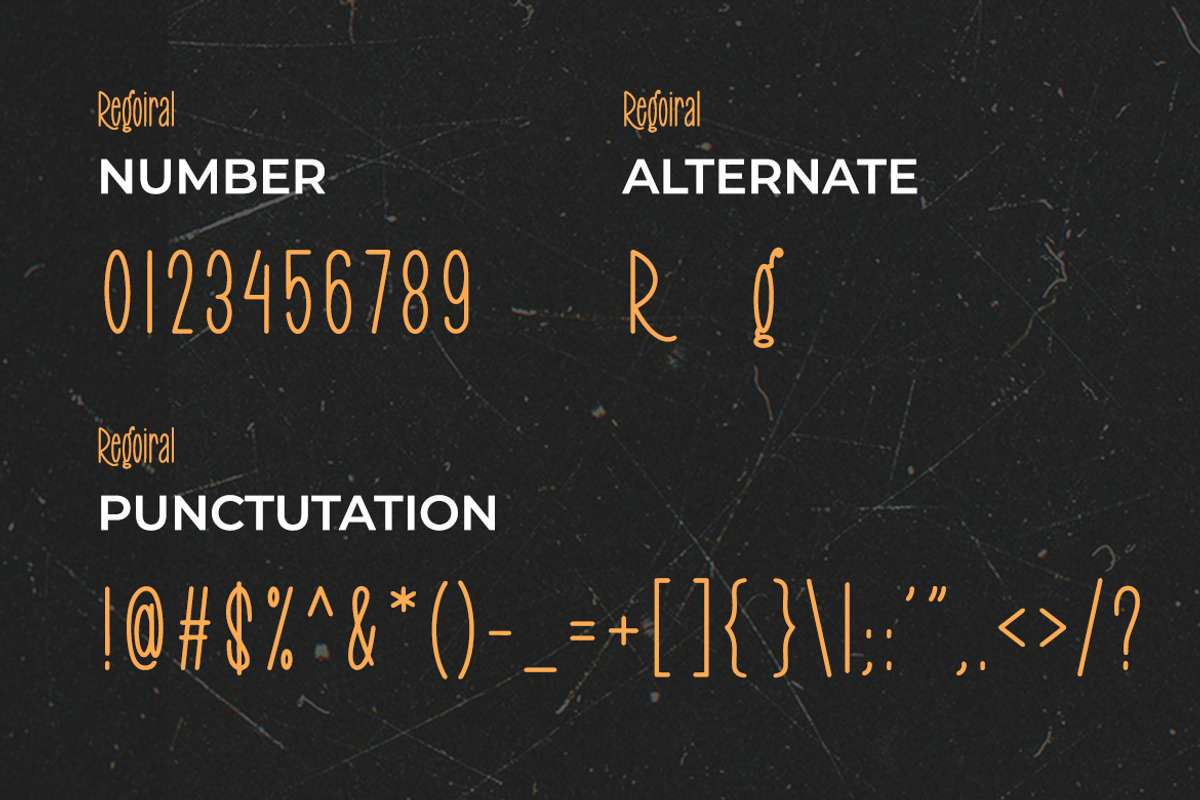 Regoiral - Display Handwritten Font, a Handwritten Font by ENATIVE (Photo 3 of 5)