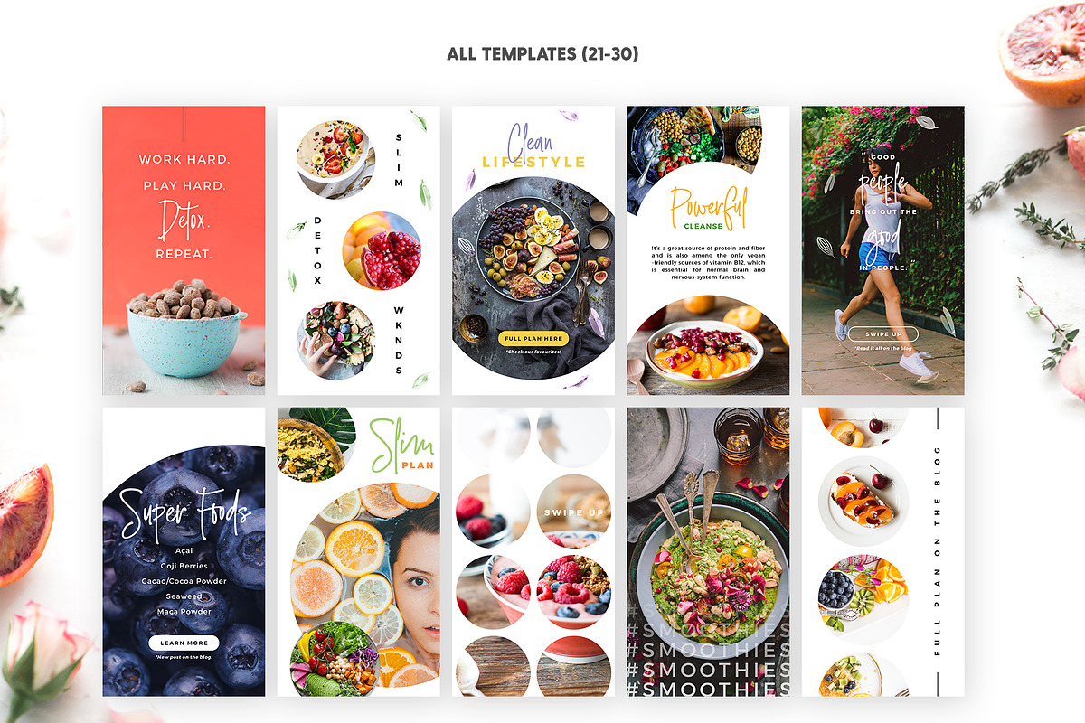 Instagram Stories - Detox Week Ed, a Social Media Template by The Wedding Shop (Photo 5 of 7)