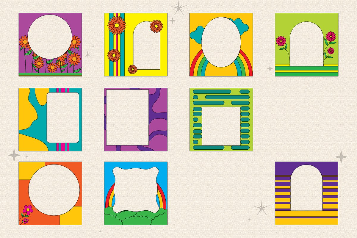 20 groovy template, a Social Media Template by Pikgura (Photo 2 of 3)