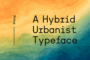 STROIG - Hybrid Urbanist Font Family