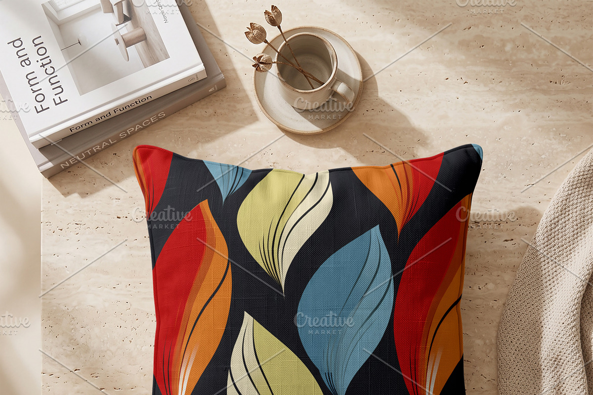 18x18 Throw Pillow Mockup Bundle, a Household Mockup by Pixel Foundry (Photo 2 of 6)