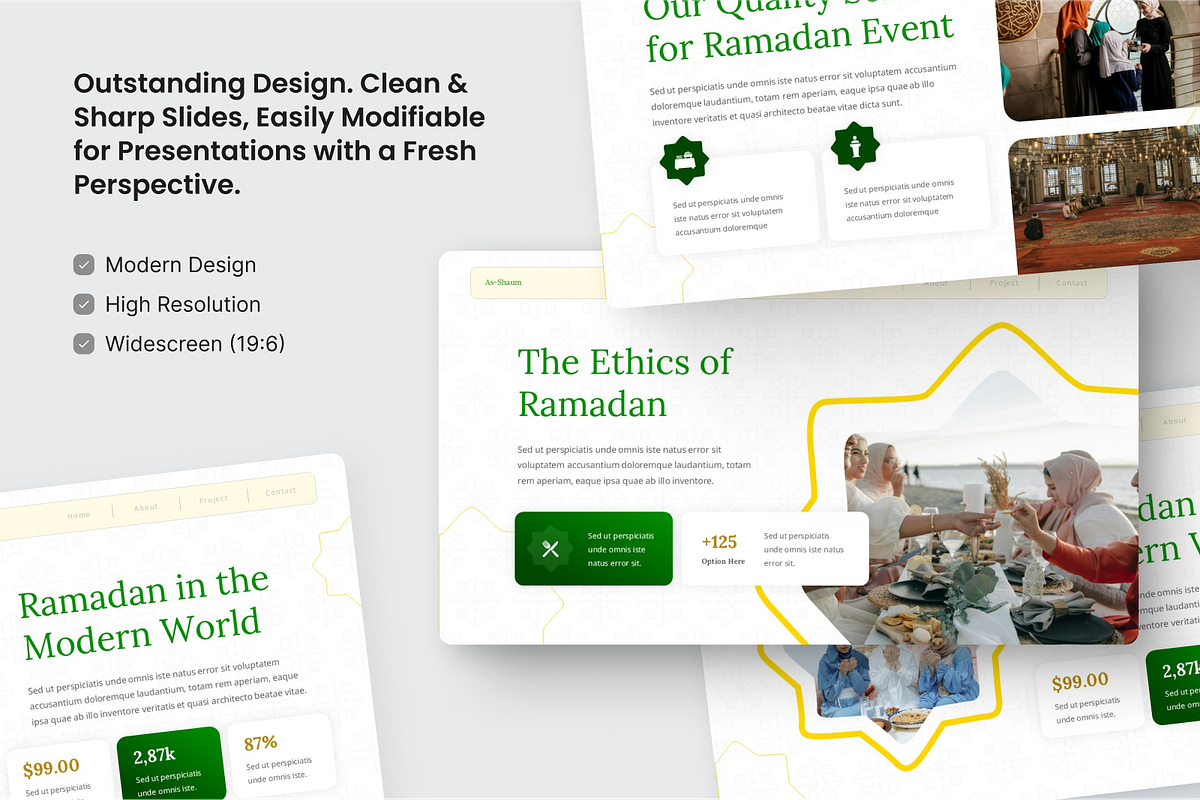 Ramadan Presentation, a Presentation Template by SquidPixey (Photo 2 of 6)