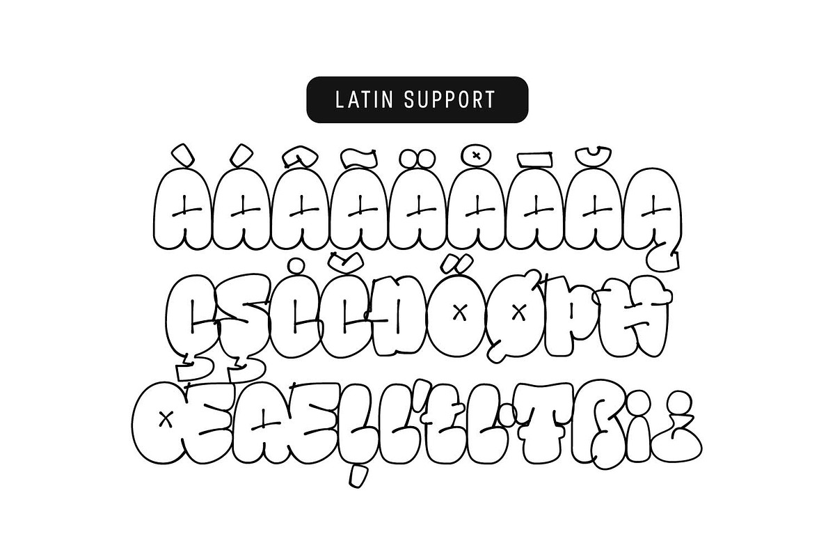 Shofly - Throw up Graffiti, a Blackletter Font by Ridha-38.lineart (Photo 9 of 10)