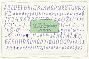 Quicksquickly, a Handwritten Font by Gatype (Thumbnail 7 of 13)
