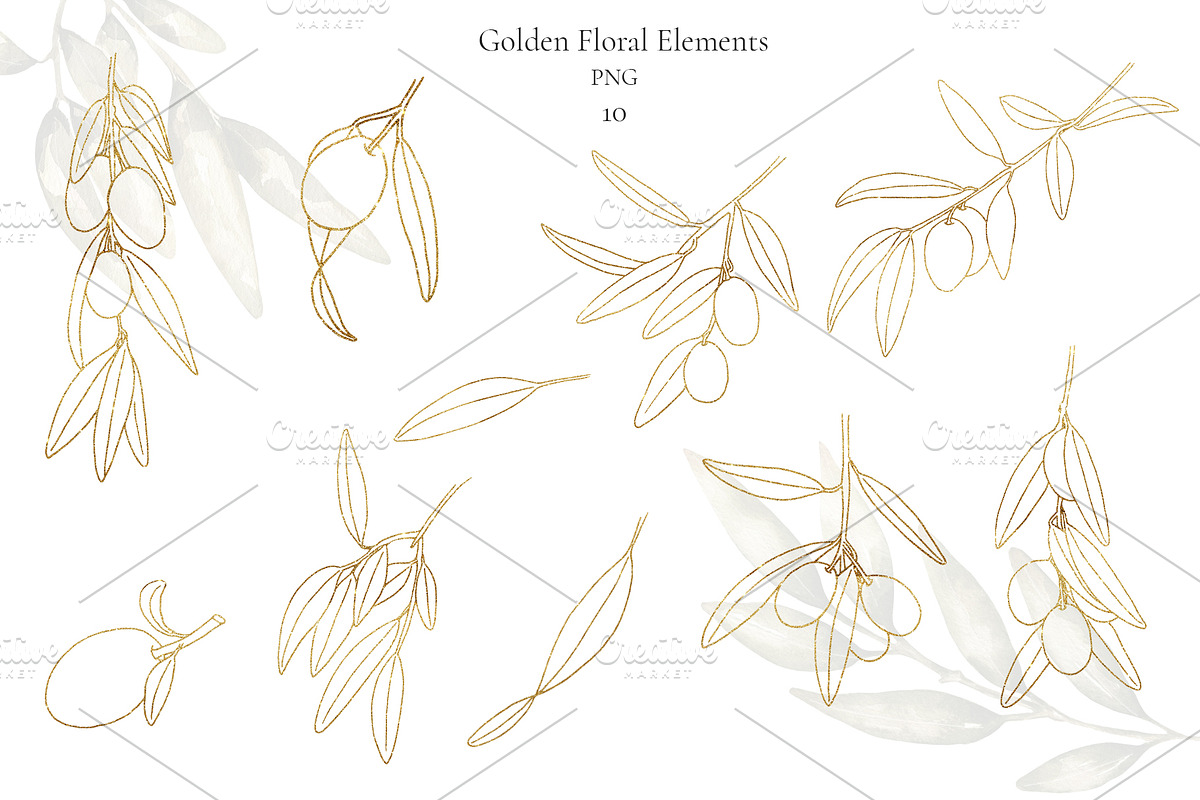 Watercolor Olives collection, a Graphic by MayaNavits (Photo 11 of 25)