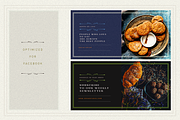 MILDRUSTIC foodie social media pack, a Social Media Template by Vova (Thumbnail 4 of 7)