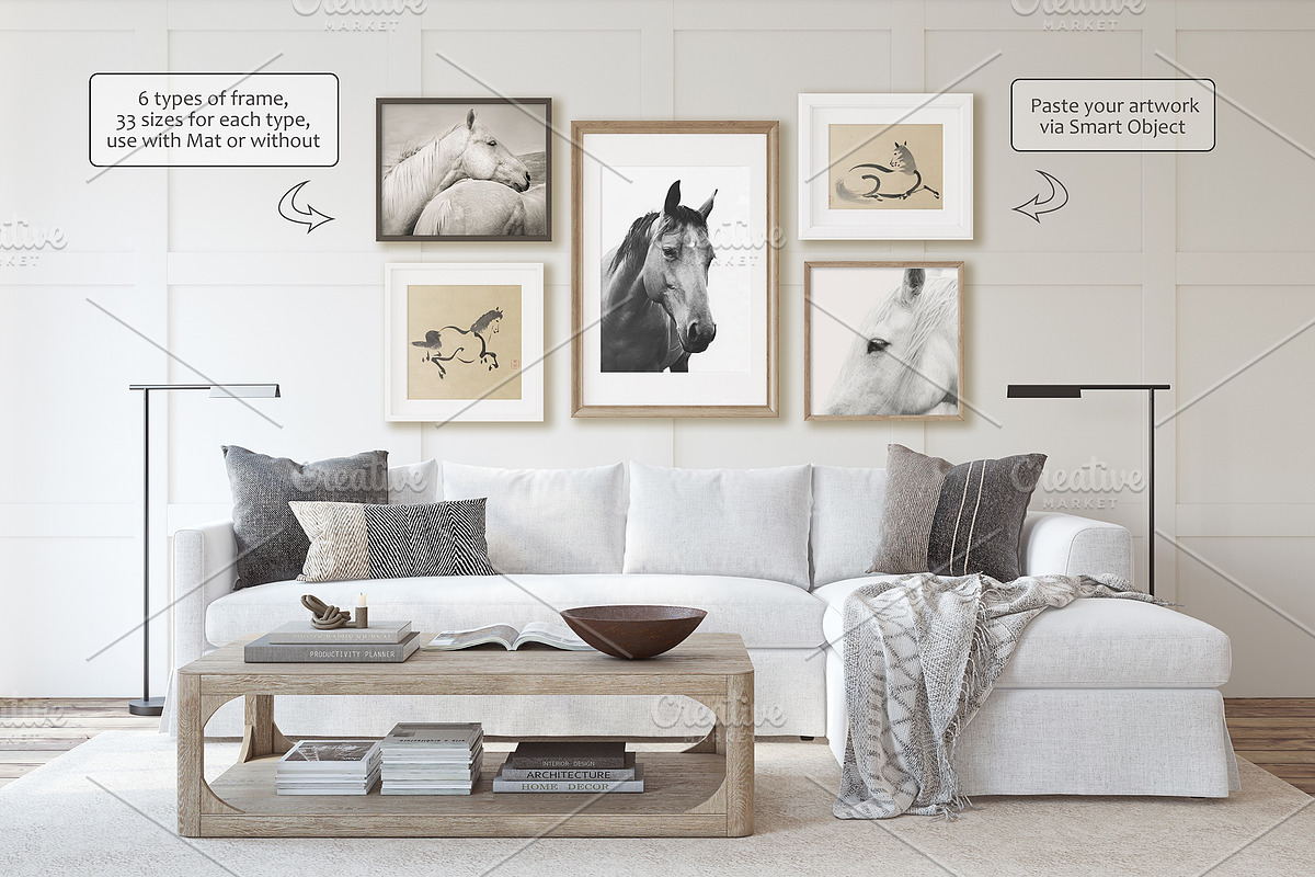CALIFORNIA HOME Wall&Frame Mockup, a Print Template by MyHomeMockups (Photo 6 of 11)