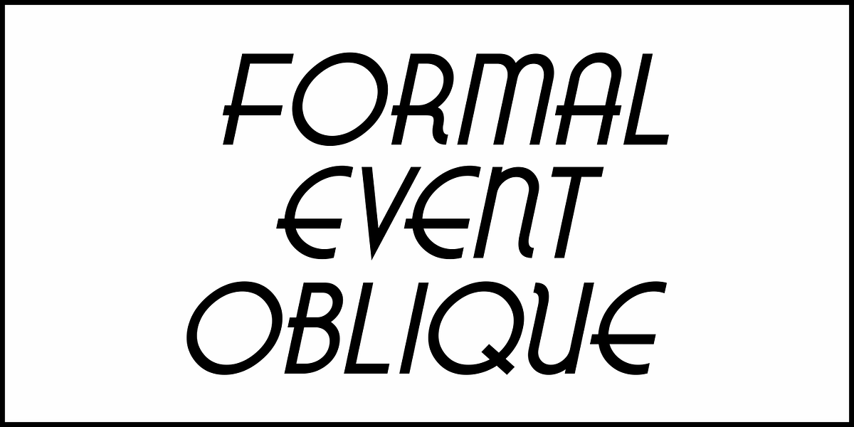 Formal Event JNL, a Font by Jeff Levine Fonts (Photo 4 of 5)