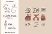 224 POTTERY CLIPART - HAND DRAWN, an Object Illustration by JuDesign (Thumbnail 25 of 25)