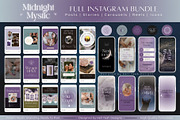 Midnight Instagram Templates Bundle, a Social Media Template by Hell Yeah Designs (Thumbnail 1 of 13)