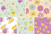 Flower Garden Seamless Patterns, a Pattern Graphic by Youandigraphics (Thumbnail 10 of 14)