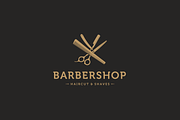 Barbershop logo, a Branding & Logo Template by Vitalliy (Thumbnail 2 of 2)