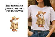 Wild West Halloween Clipart Bundle, a Seasonal Illustration by InkyQueenArt (Thumbnail 3 of 5)