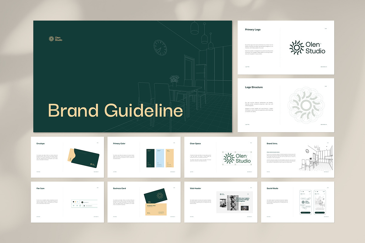 Brand Guidelines Template, a Branding & Logo Template by graphypix (Photo 5 of 7)