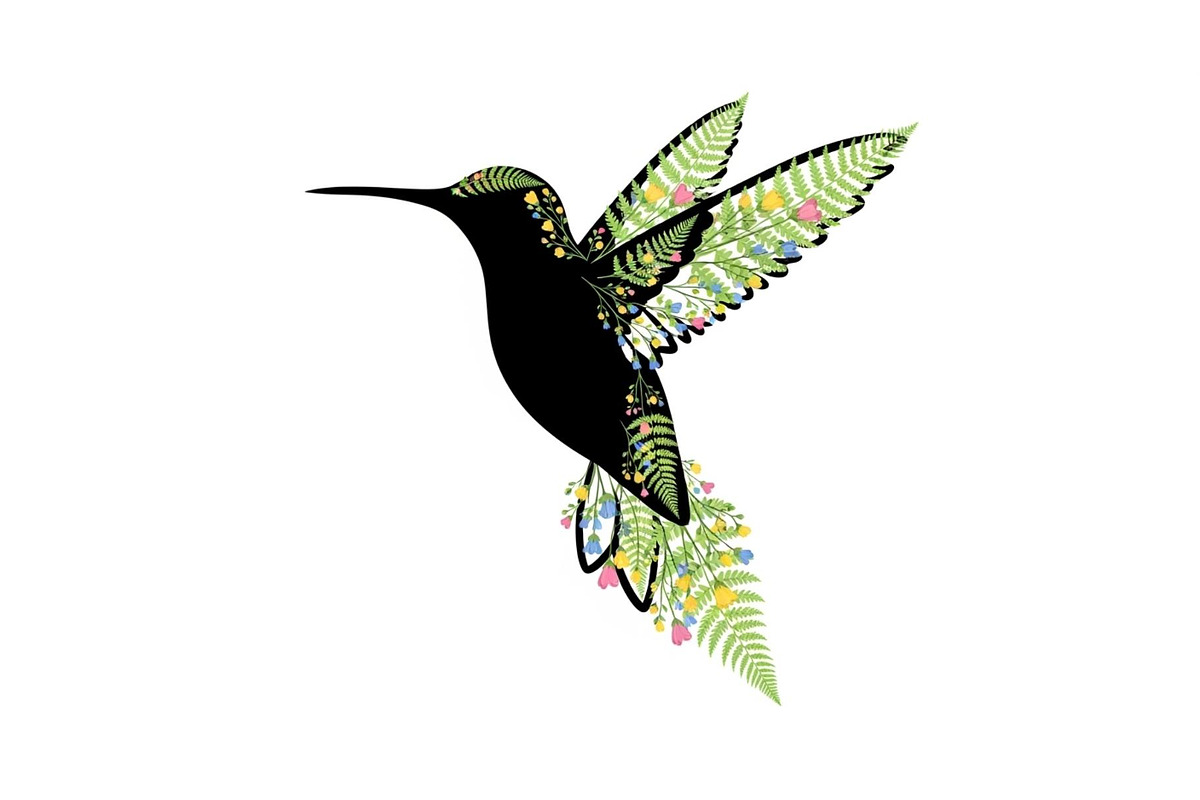 Decorative Floral Hummingbird Bundle, an Illustration by jahid234 (Photo 3 of 31)