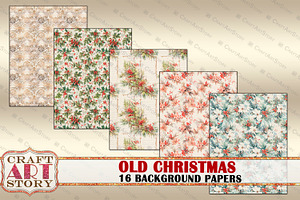 Kit Backgrounds Old Christmas