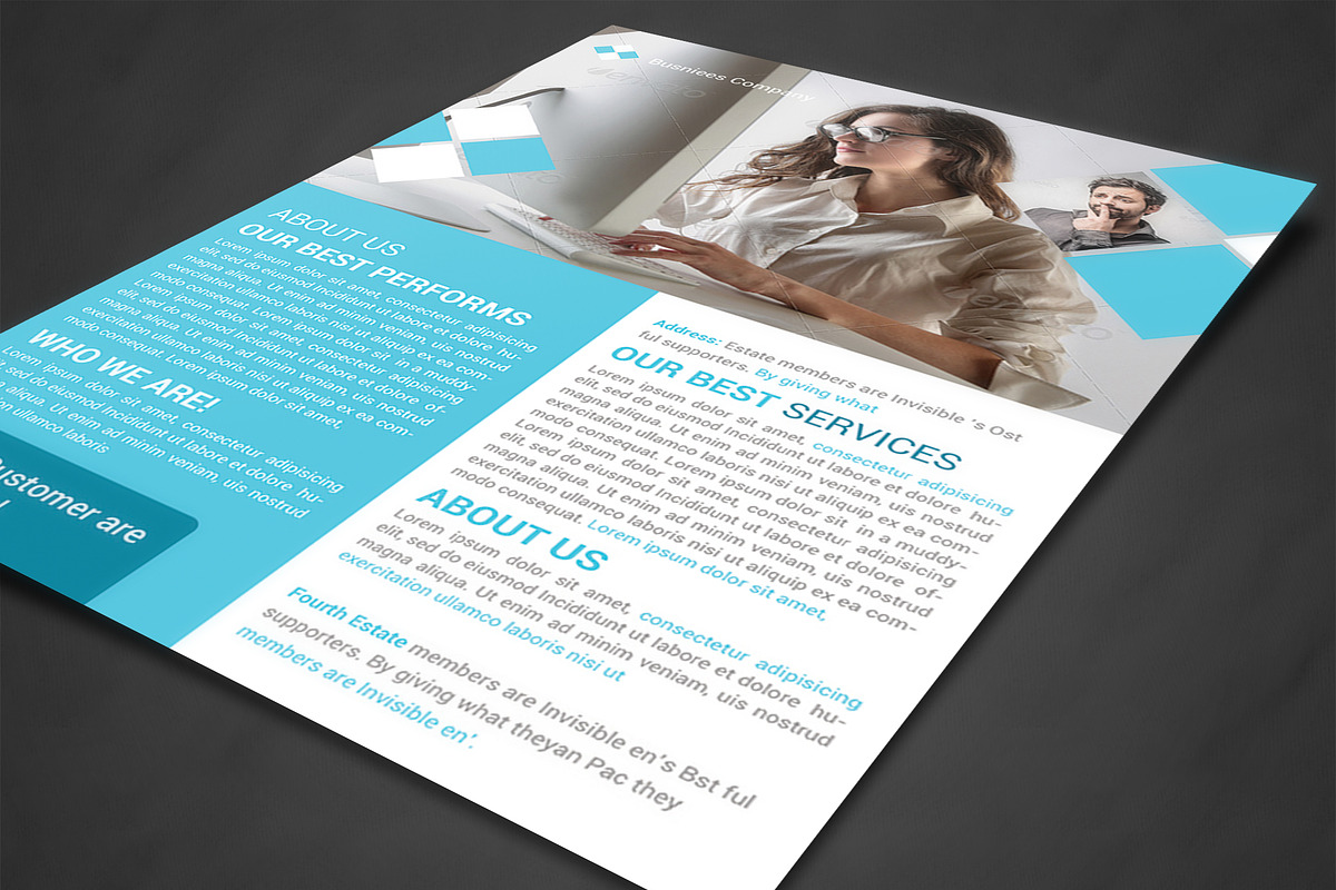 Corporate Flyer Template, a Flyer Template by AfzaalGraphics (Photo 2 of 4)