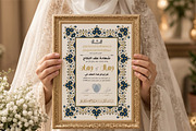 Islamic nikah certificate for Canva, a Poster Template by Artemieva Kateryna (Thumbnail 6 of 6)