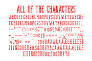 Bondie Slab Distort, a Slab Serif Font by Craft Supply Co. (Thumbnail 8 of 8)