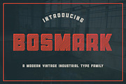 Bosmark Typeface, a Sans Serif Font by Bart Wesolek (Thumbnail 1 of 5)
