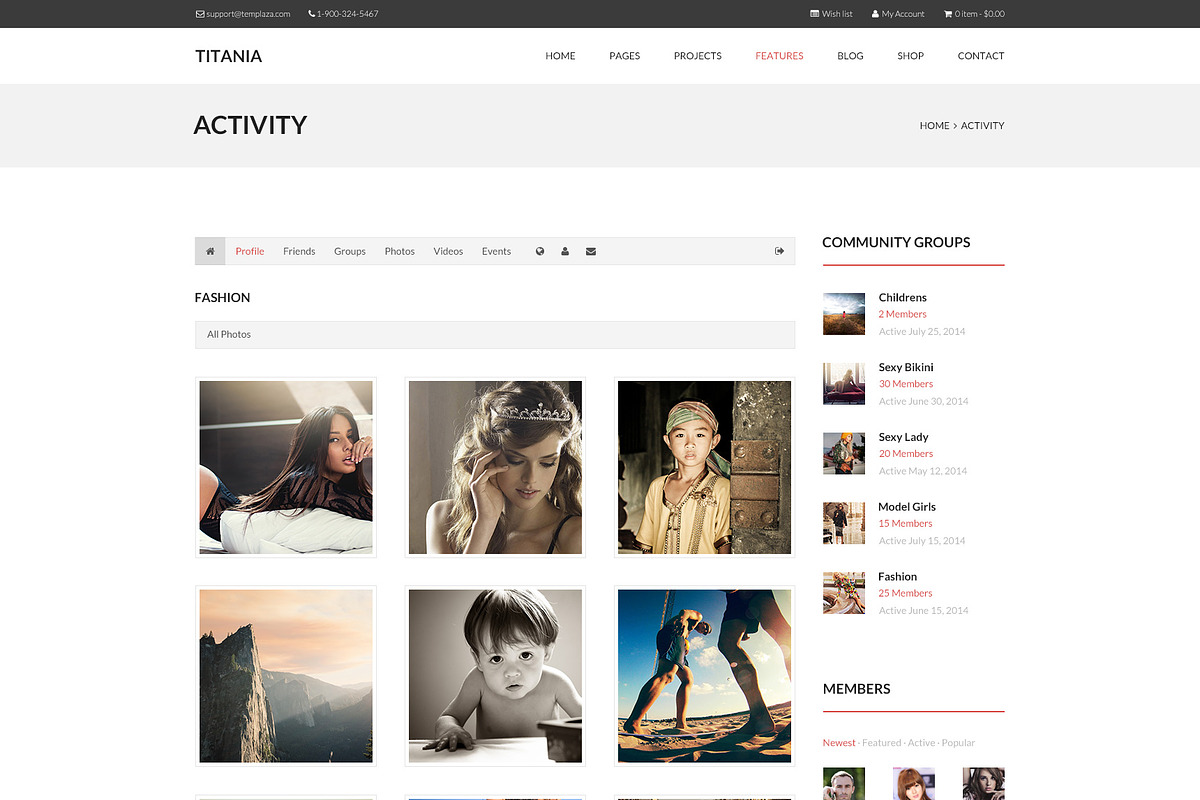 Titania - Multipurpose PSD Template, a Websites & App Template by TemPlaza (Photo 47 of 53)