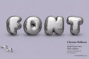Chrome Balloon Font, a Sans Serif Font by Handmadefont (Thumbnail 15 of 15)