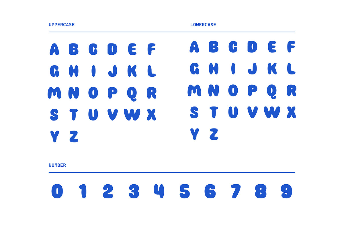 Bubble Milk – Bold Display Font, a Sans Serif Font by Studio Moara (Photo 2 of 6)