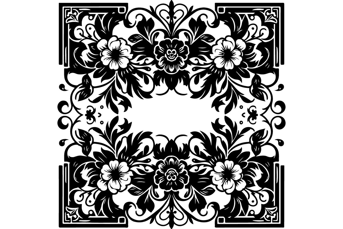 Elegant Baroque Frame Designs, an Object Graphic by jahid234 (Photo 4 of 13)