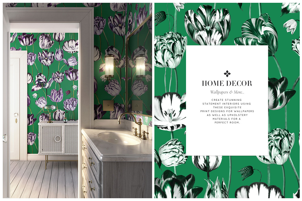 Luxury Tulipan Floral Seamless Print, a Pattern Graphic by TSTUDIO (Photo 10 of 10)