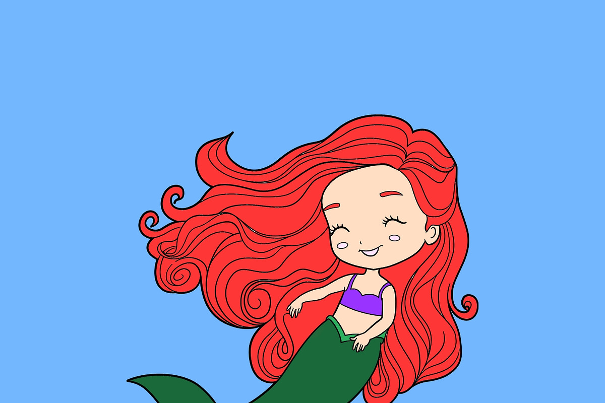 Ariel, an Illustration by ChandniJ1