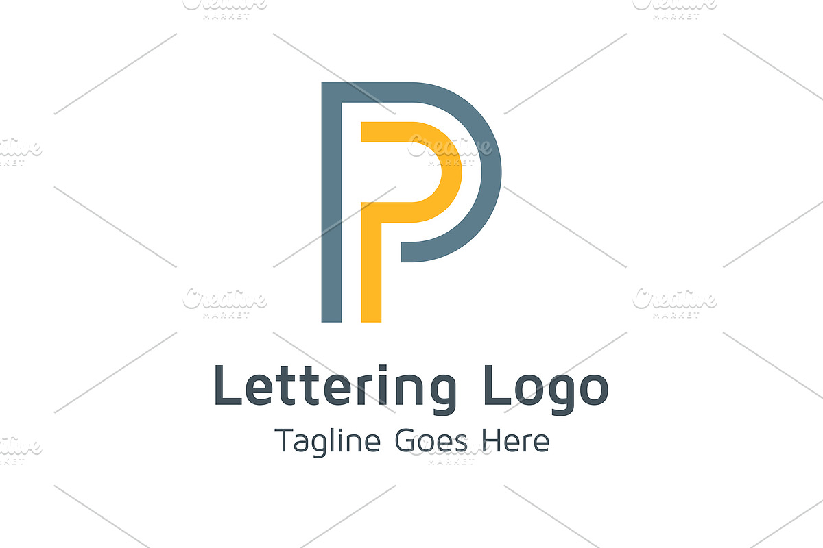 20 Logo Lettering P Template Bundle, a Branding & Logo Template by Acongraphic (Photo 14 of 21)