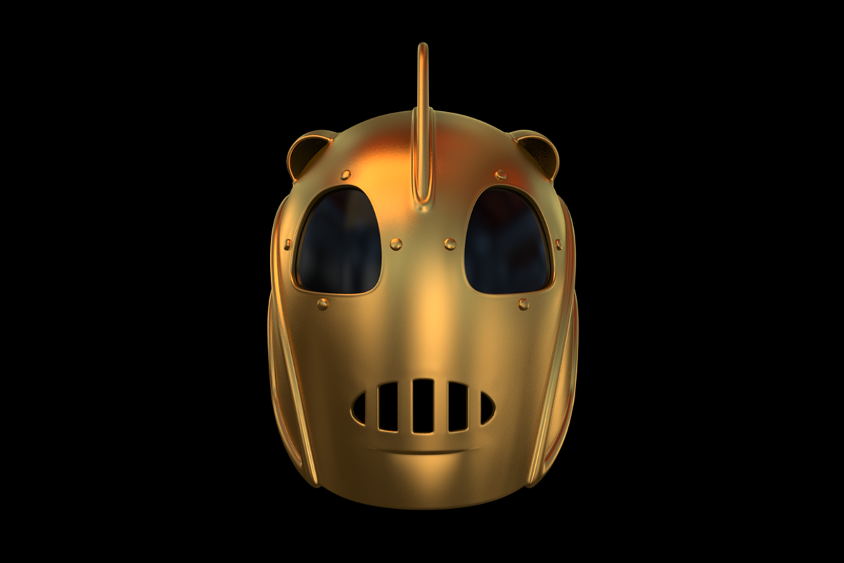 Rocketeer Helmet, a Characters & Person 3D Model by Olives (Photo 1 of 20)