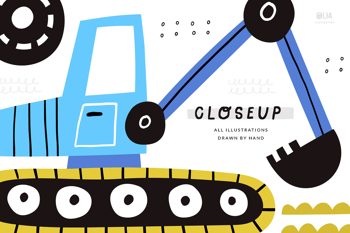 Cute Cars | Hand drawn clipart, a Transportation Illustration by Olia (Photo 9 of 11)