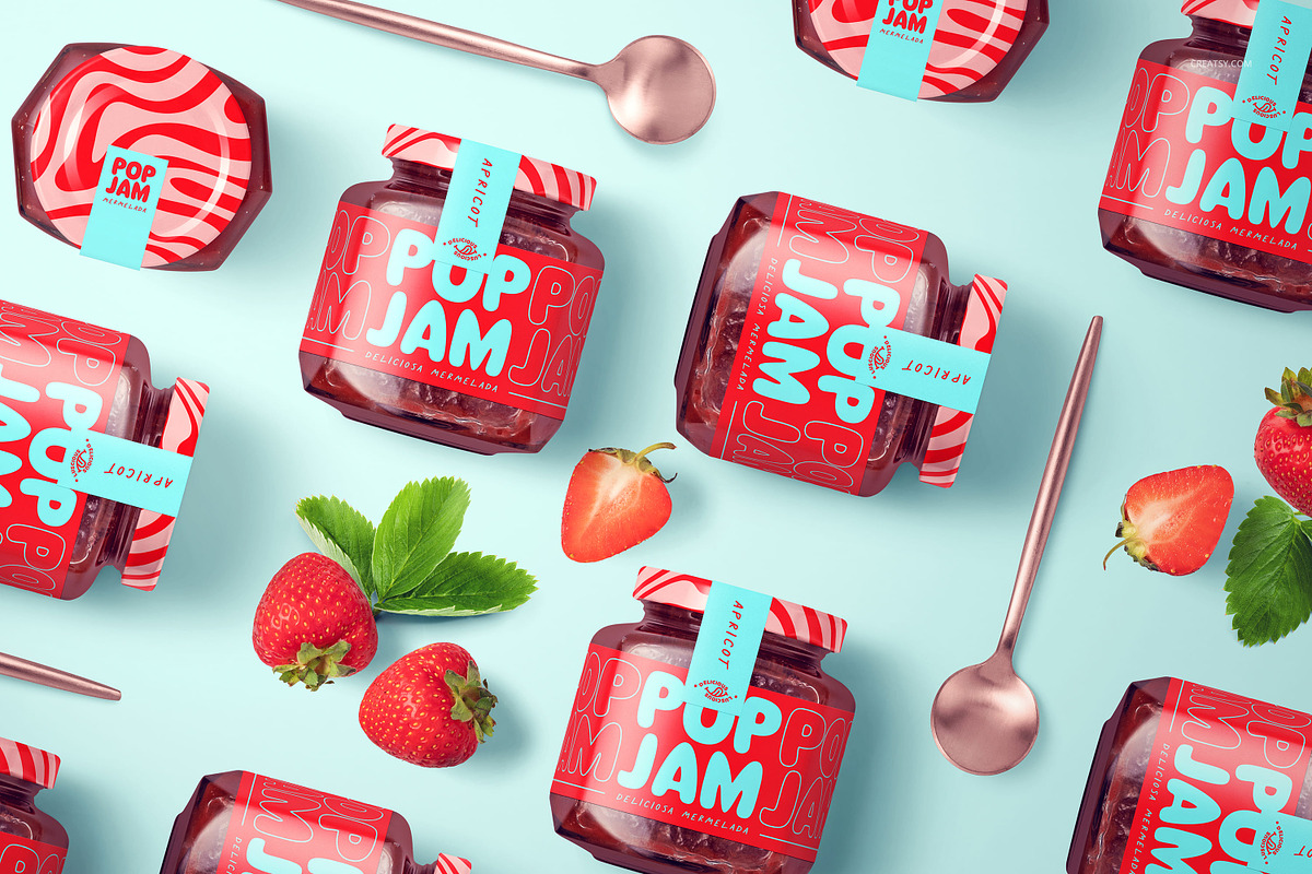 Jam Jar Mockup Bundle, a Cups & Container Mockup by creatsy5 (Photo 58 of 65)