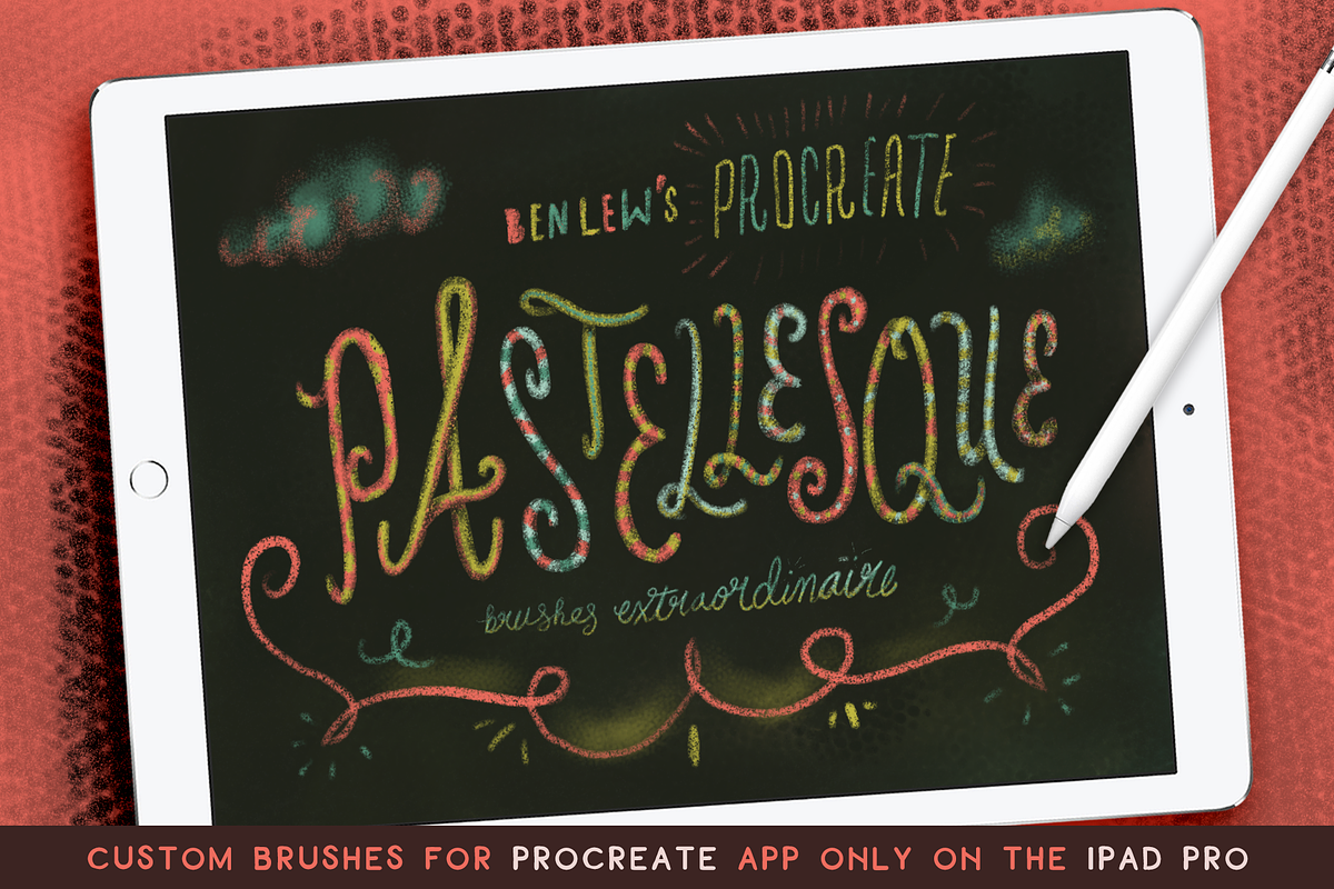 Procreate Pastellesque Brushes, a Brush Add-On by Ben Lew Illustration (Photo 1 of 5)