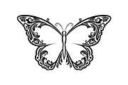 Butterfly Floral Frame SVG Bundle, an Illustration by Creativeshirt (Thumbnail 5 of 31)