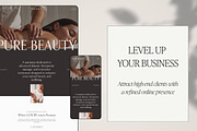 Luxury Beauty Squarespace Template, a Squarespace Template by Studio Marmotte (Thumbnail 8 of 12)