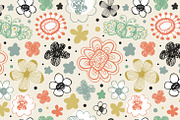 Decorative floral patterns set, a Pattern Graphic by Silmen (Thumbnail 4 of 4)