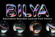 Bilya Layered, a Font by CRR | NTN (Thumbnail 2 of 16)