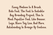 Funny Madone - Groovy & Cute Font, a Handwritten Font by QR Design Studio (Thumbnail 3 of 7)
