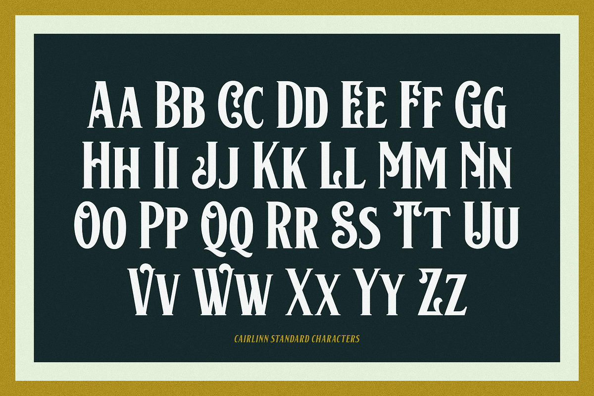 Cairlinn | Vintage Font preview 6