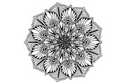 100 Mandalas Vector Set, an Outline Icon by Noree (Thumbnail 2 of 3)