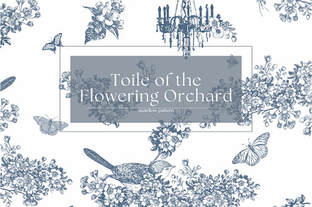 Toile of the Flowering Orchard