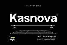 Kasnova - Sans Serif Family