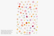 watercolor spring blossoms huge set, a Decorative Illustration by Patishop Art (Thumbnail 19 of 20)