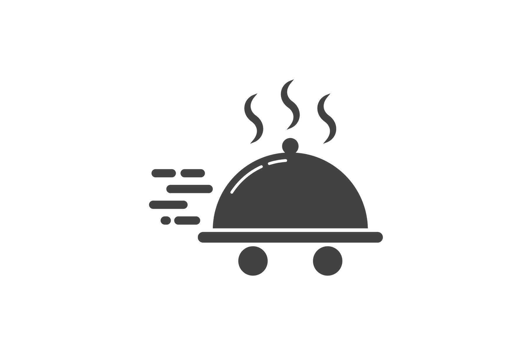 Food Delivery Icon Food Delivery by Defmorph  Creative Market
