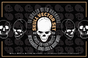 Skull Vector Set, an Illustration by Juru Rancang Graphic (Thumbnail 1 of 5)